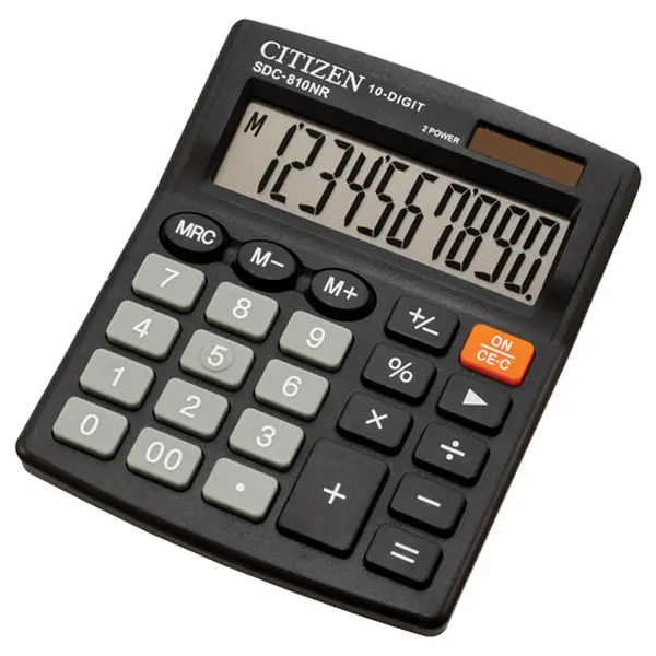 Kalkulator komercijalni CITIZEN SDC-810NR crni 10 mjesta-0