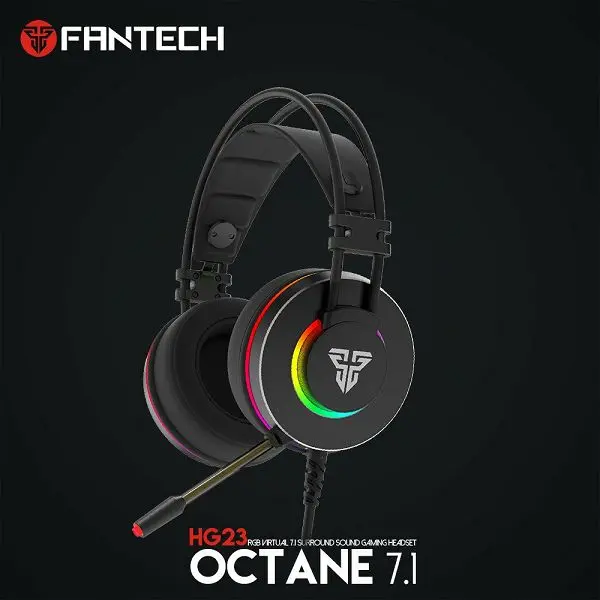 Slušalice + mikrofon gaming, žičane FANTECH OCTANE 7.1 HG23 crne-0