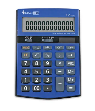 Kalkulator komercijalni FORPUS 11017 plavi 12 mjesta FORPUS