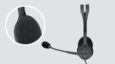 Slušalice + mikrofon, usb LOGITECH H111-2
